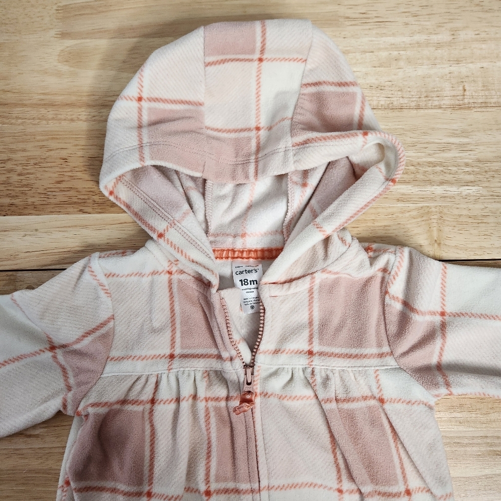 Bundle of 2 Girls fleece jumpsuits - Picture 6 of 7